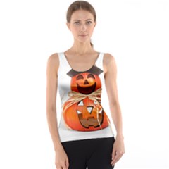 Funny Halloween Pumpkins Tank Top by gothicandhalloweenstore