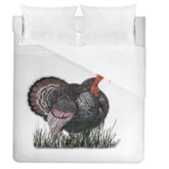 Thanksgiving Turkey Duvet Cover (queen Size) by Valentinaart