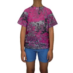 Graffiti Kids  Short Sleeve Swimwear by ValentinaDesign