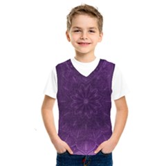 Background Purple Mandala Lilac Kids  Sportswear by Celenk