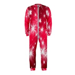 Christmas Star Advent Background Onepiece Jumpsuit (kids) by Celenk