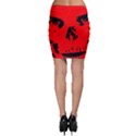 Halloween Face Horror Body Bone Bodycon Skirt View2