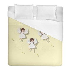 Christmas Angels  Duvet Cover (full/ Double Size) by Valentinaart