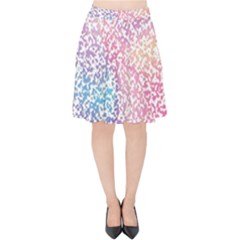 Festive Color Velvet High Waist Skirt by Colorfulart23