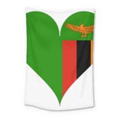 Heart Love Heart Shaped Zambia Small Tapestry by Celenk