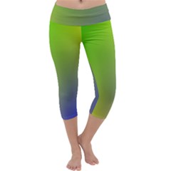 Pattern Capri Yoga Leggings by gasi