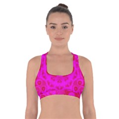 Pattern Cross Back Sports Bra by gasi