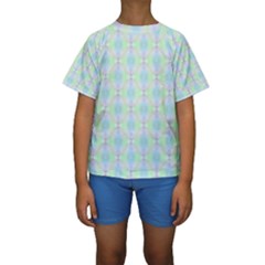 Pattern Kids  Short Sleeve Swimwear by gasi