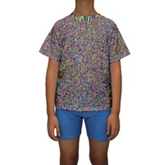 Pattern Kids  Short Sleeve Swimwear by gasi