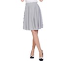 Grey and White simulated Carbon Fiber A-Line Skirt View1