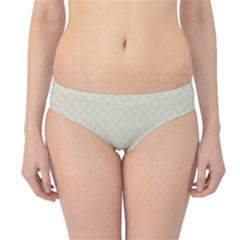 Rich Cream Stitched And Quilted Pattern Hipster Bikini Bottoms by PodArtist