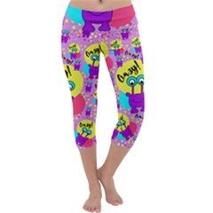 Crazy Capri Yoga Leggings by gasi