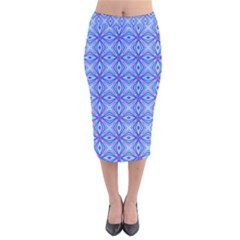 Pattern Velvet Midi Pencil Skirt by gasi