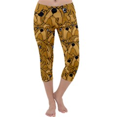 Bulldogge Capri Yoga Leggings by gasi