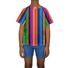 Pattern Kids  Short Sleeve Swimwear by gasi