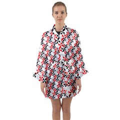 Pattern Long Sleeve Kimono Robe by gasi