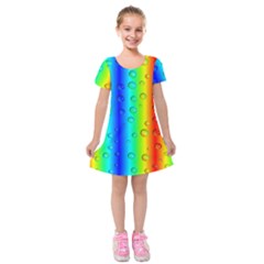 Pattern Kids  Short Sleeve Velvet Dress by gasi