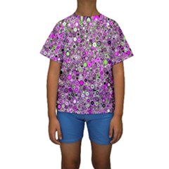 Pattern Kids  Short Sleeve Swimwear by gasi