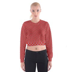 Pattern Cropped Sweatshirt by gasi