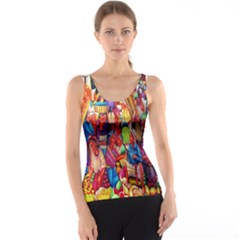 Guatemala Art Painting Naive Tank Top by Celenk