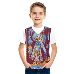 Mexico Puebla Mural Ethnic Aztec Kids  Sportswear by Celenk