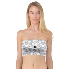 Pattern Zentangle Handdrawn Design Bandeau Top by Celenk