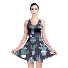 Cactus Pattern Reversible Skater Dress by allthingseveryone