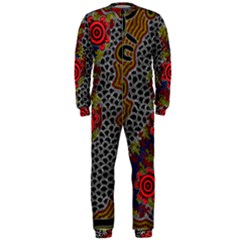 Aboriginal Art - Campsite Onepiece Jumpsuit (men)  by hogartharts