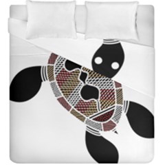 Aboriginal Art - Untitled Duvet Cover Double Side (king Size) by hogartharts