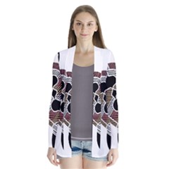 Aboriginal Art - Untitled Drape Collar Cardigan by hogartharts