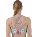 Snowflake Graphics Date Year Line Them Up Sports Bra View2