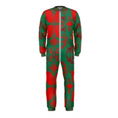 Christmas Background Onepiece Jumpsuit (kids) by Celenk