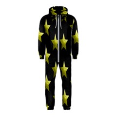 Stars Backgrounds Patterns Shapes Hooded Jumpsuit (kids) by Celenk