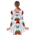 Yeti Xmas Long Sleeve Skater Dress View2