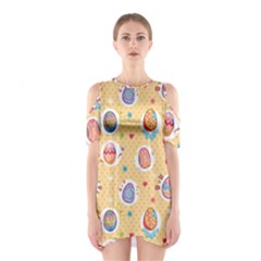 Fun Easter Eggs Shoulder Cutout One Piece by allthingseveryone