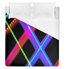 Xmas Light Paintings Duvet Cover (queen Size) by Celenk