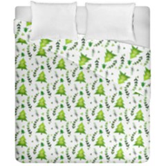 Watercolor Christmas Tree Duvet Cover Double Side (california King Size) by patternstudio