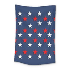 Patriotic Colors America Usa Red Small Tapestry by Celenk