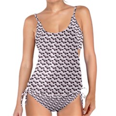 Halloween Lilac Paper Pattern Tankini Set by Celenk