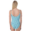 Fabric Geometric Aqua Crescents Camisole Leotard  View2