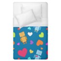 Robot Love Pattern Duvet Cover (Single Size) View1