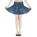 Arabesque Vintage Graphic Nature Mini Flare Skirt View3