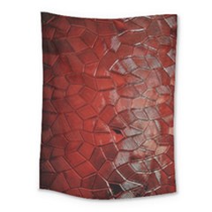 Pattern Backgrounds Abstract Red Medium Tapestry by Celenk