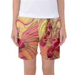 Arrangement Butterfly Aesthetics Women s Basketball Shorts by Celenk