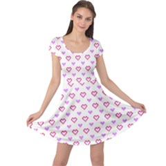 Pixel Hearts Cap Sleeve Dress by jumpercat