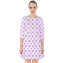 Pixel Hearts Smock Dress by jumpercat