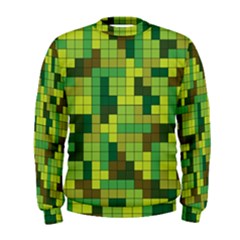 Tetris Camouflage Forest Men s Sweatshirt by jumpercat