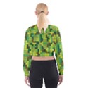 Tetris Camouflage Forest Cropped Sweatshirt View2