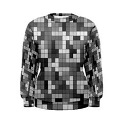 Tetris Camouflage Urban Women s Sweatshirt by jumpercat