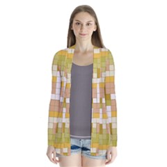 Tetris Camouflage Desert Drape Collar Cardigan by jumpercat